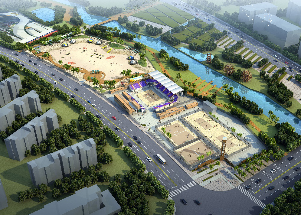 汤山国际沙排体育公园规划设计
